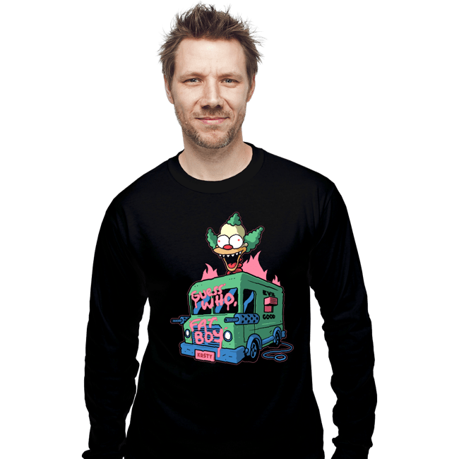 Daily_Deal_Shirts Long Sleeve Shirts, Unisex / Small / Black Killer Krusty