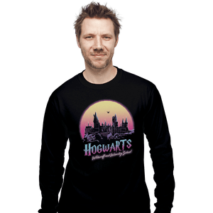 Shirts Long Sleeve Shirts, Unisex / Small / Black Old School Of Magic