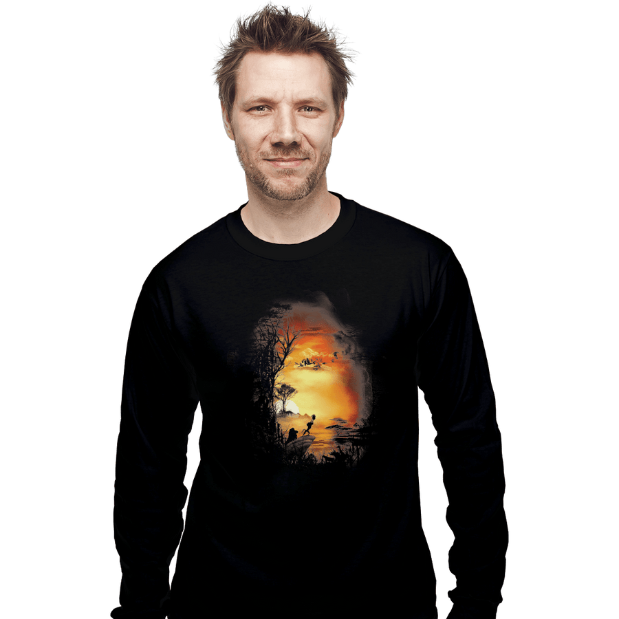 Shirts Long Sleeve Shirts, Unisex / Small / Black The Savannah King