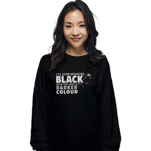 Secret_Shirts Long Sleeve Shirts, Unisex / Small / Black Black Tees