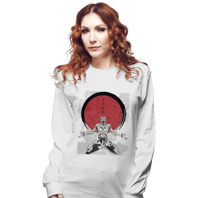 Shirts Long Sleeve Shirts, Unisex / Small / White Dhalsim Zen