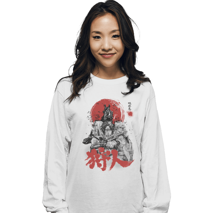 Shirts Long Sleeve Shirts, Unisex / Small / White Vampire Slayers