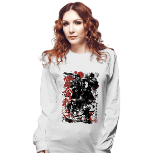 Daily_Deal_Shirts Long Sleeve Shirts, Unisex / Small / White Ronin Boba