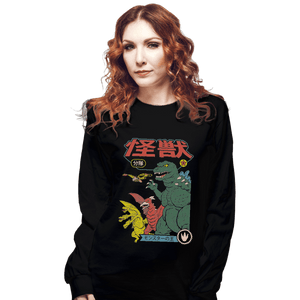 Shirts Long Sleeve Shirts, Unisex / Small / Black Kaiju Sentai