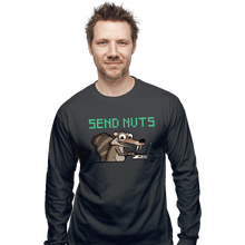 Load image into Gallery viewer, Shirts Long Sleeve Shirts, Unisex / Small / Charcoal Send Nuts
