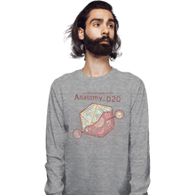Load image into Gallery viewer, Shirts Long Sleeve Shirts, Unisex / Small / Sports Grey Anatomy Of The D20
