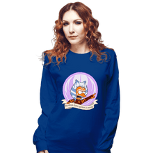 Load image into Gallery viewer, Daily_Deal_Shirts Long Sleeve Shirts, Unisex / Small / Royal Blue Angry Padawan
