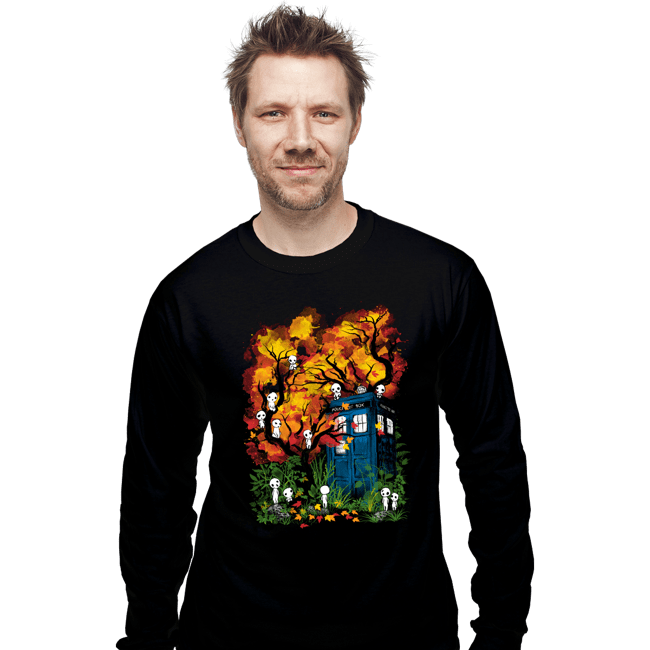 Secret_Shirts Long Sleeve Shirts, Unisex / Small / Black Doctor In The Forest