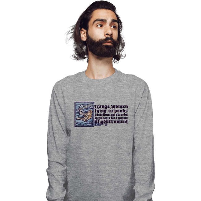 Daily_Deal_Shirts Long Sleeve Shirts, Unisex / Small / Sports Grey Lake Lady