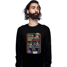 Load image into Gallery viewer, Shirts Long Sleeve Shirts, Unisex / Small / Black Neon Mario
