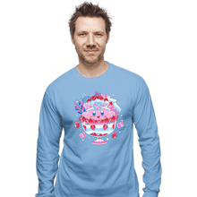 Load image into Gallery viewer, Shirts Long Sleeve Shirts, Unisex / Small / Powder Blue Pink Parfait
