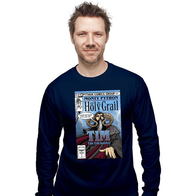 Shirts Long Sleeve Shirts, Unisex / Small / Navy Call Me Tim