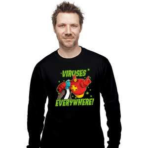 Daily_Deal_Shirts Long Sleeve Shirts, Unisex / Small / Black Viruses Everywhere