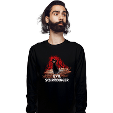 Load image into Gallery viewer, Secret_Shirts Long Sleeve Shirts, Unisex / Small / Black Evil Schrödinger
