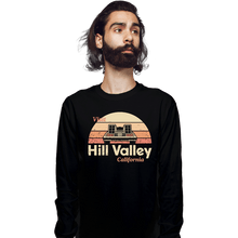 Load image into Gallery viewer, Daily_Deal_Shirts Long Sleeve Shirts, Unisex / Small / Black Visit Hill Valley

