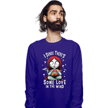 Load image into Gallery viewer, Daily_Deal_Shirts Long Sleeve Shirts, Unisex / Small / Violet Some Love In The Wind
