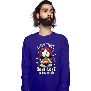 Daily_Deal_Shirts Long Sleeve Shirts, Unisex / Small / Violet Some Love In The Wind