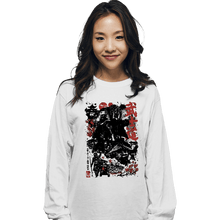 Load image into Gallery viewer, Daily_Deal_Shirts Long Sleeve Shirts, Unisex / Small / White Lone Wolf Mando
