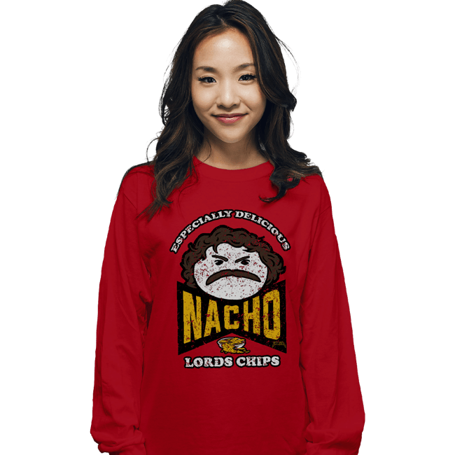 Daily_Deal_Shirts Long Sleeve Shirts, Unisex / Small / Red Nacho