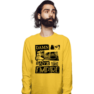 Daily_Deal_Shirts Long Sleeve Shirts, Unisex / Small / Gold Save Empire Records!