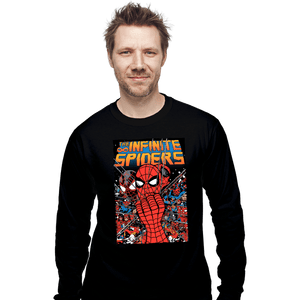 Secret_Shirts Long Sleeve Shirts, Unisex / Small / Black The Infinite Spiders
