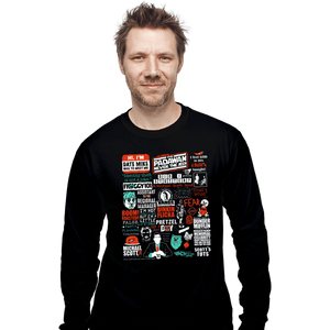 Shirts Long Sleeve Shirts, Unisex / Small / Black All Things Office