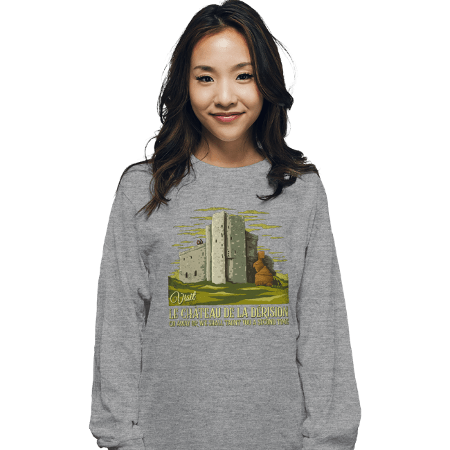 Daily_Deal_Shirts Long Sleeve Shirts, Unisex / Small / Sports Grey Visit Taunter's Castle