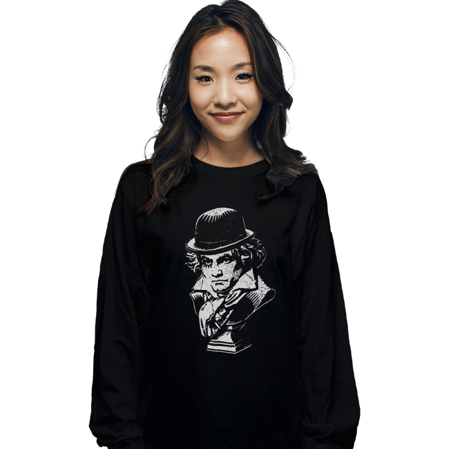 Shirts Long Sleeve Shirts, Unisex / Small / Black Ludwig Van - A Clockwork Orange