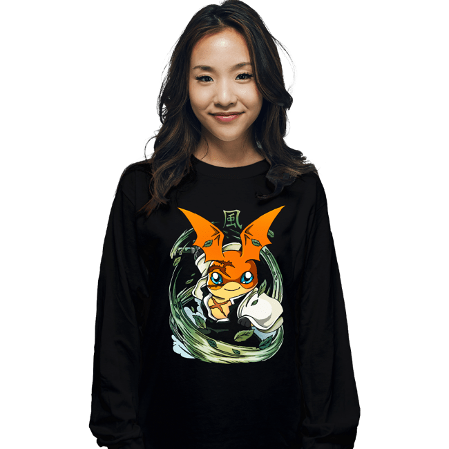Daily_Deal_Shirts Long Sleeve Shirts, Unisex / Small / Black Hashira Wind
