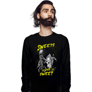 Shirts Long Sleeve Shirts, Unisex / Small / Black Sweets To The Sweet