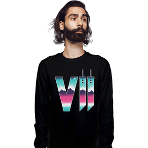 Shirts Long Sleeve Shirts, Unisex / Small / Black Neon Fantasy