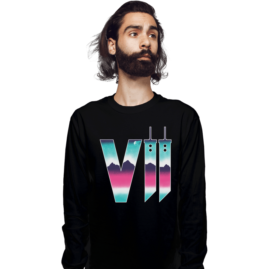 Shirts Long Sleeve Shirts, Unisex / Small / Black Neon Fantasy