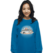 Load image into Gallery viewer, Shirts Long Sleeve Shirts, Unisex / Small / Sapphire Kame Dinner

