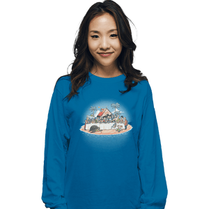 Shirts Long Sleeve Shirts, Unisex / Small / Sapphire Kame Dinner