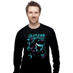 Daily_Deal_Shirts Long Sleeve Shirts, Unisex / Small / Black Extreme Tiger Shark