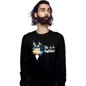 Daily_Deal_Shirts Long Sleeve Shirts, Unisex / Small / Black The Dogfather