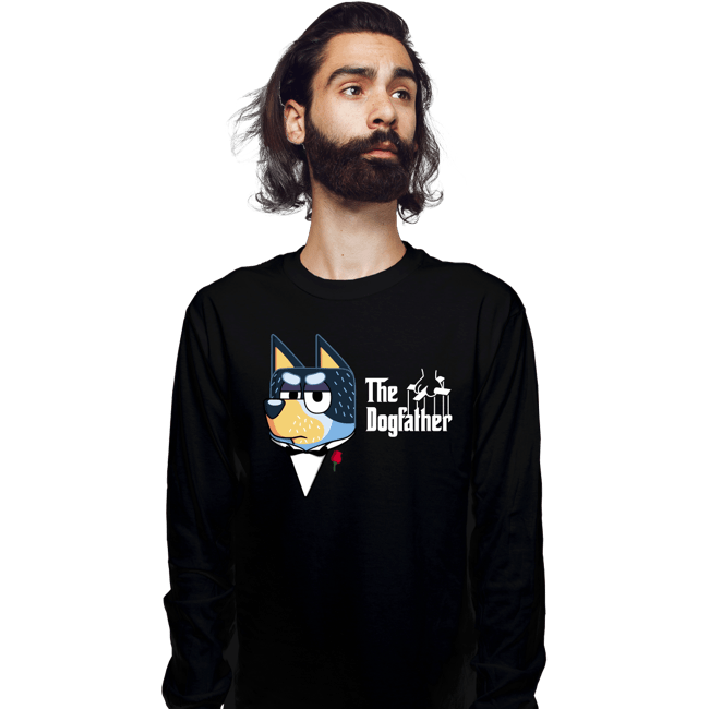 Daily_Deal_Shirts Long Sleeve Shirts, Unisex / Small / Black The Dogfather