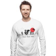 Load image into Gallery viewer, Shirts Long Sleeve Shirts, Unisex / Small / White Wild Wild Web
