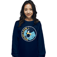 Load image into Gallery viewer, Daily_Deal_Shirts Long Sleeve Shirts, Unisex / Small / Navy Heeler&#39;s Gym
