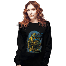 Load image into Gallery viewer, Shirts Long Sleeve Shirts, Unisex / Small / Black Leonardo
