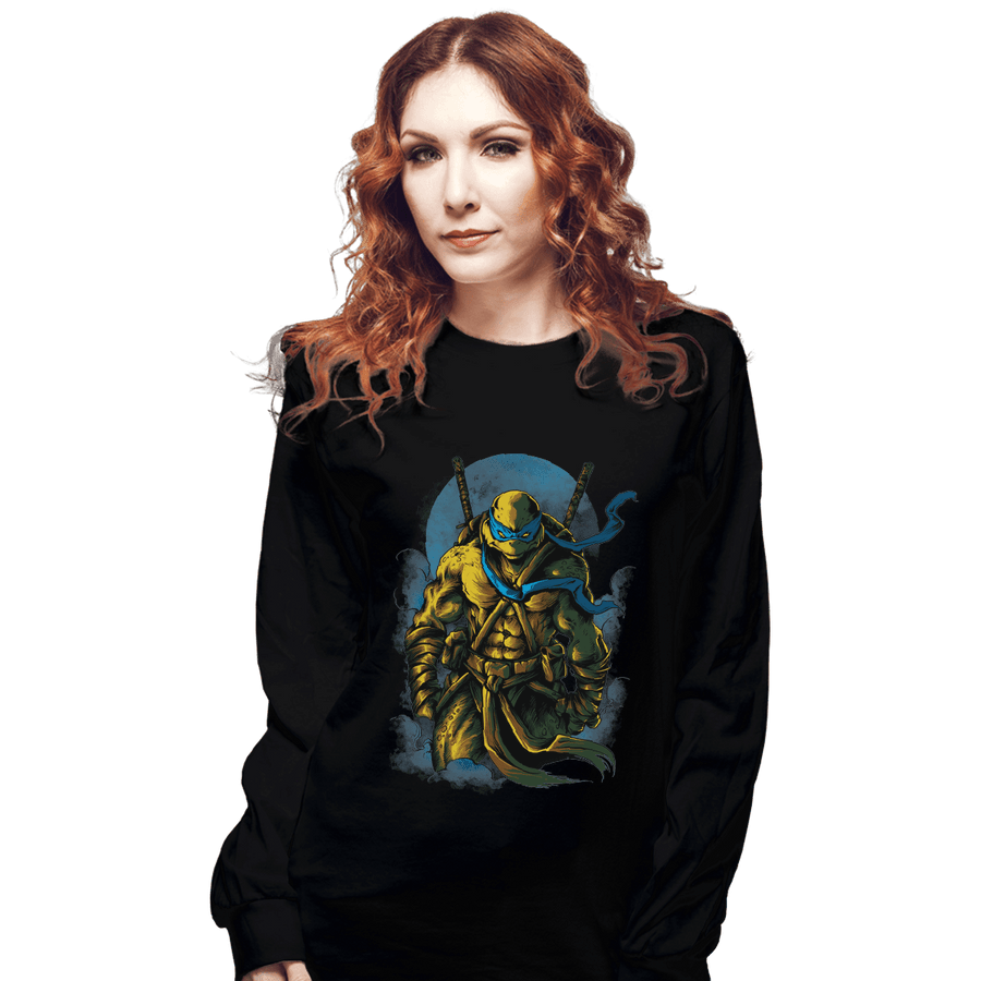 Shirts Long Sleeve Shirts, Unisex / Small / Black Leonardo