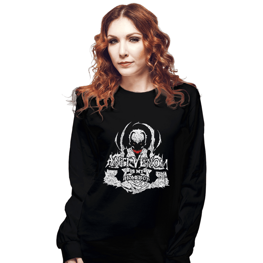 Shirts Long Sleeve Shirts, Unisex / Small / Black Anti Homeboy