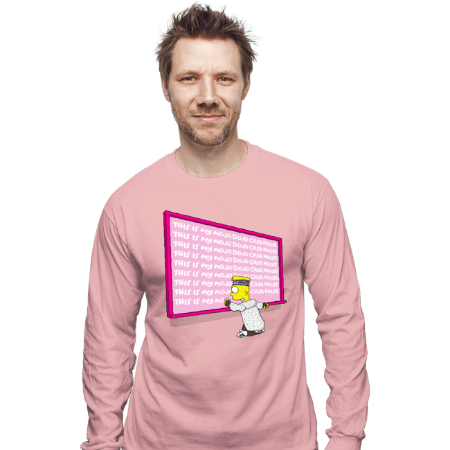 Daily_Deal_Shirts Long Sleeve Shirts, Unisex / Small / Pink Mojo Dojo