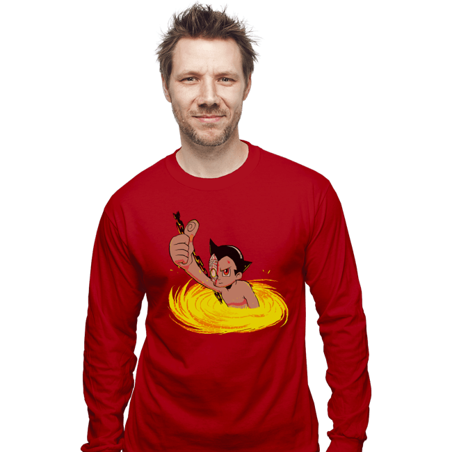 Shirts Long Sleeve Shirts, Unisex / Small / Red Terminator Boy