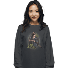 Load image into Gallery viewer, Shirts Long Sleeve Shirts, Unisex / Small / Charcoal Ellie

