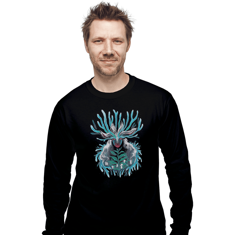 Shirts Long Sleeve Shirts, Unisex / Small / Black The Forest Spirit