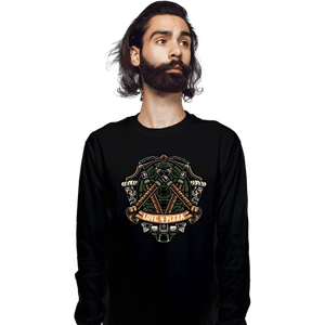 Daily_Deal_Shirts Long Sleeve Shirts, Unisex / Small / Black Turtles Mikey