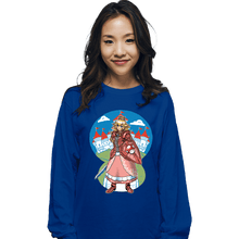 Load image into Gallery viewer, Daily_Deal_Shirts Long Sleeve Shirts, Unisex / Small / Royal Blue Armored Princess

