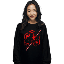 Load image into Gallery viewer, Shirts Long Sleeve Shirts, Unisex / Small / Black Double-Bladed Warrior
