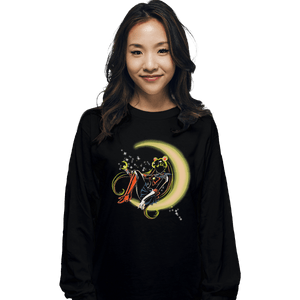 Shirts Long Sleeve Shirts, Unisex / Small / Black Moon Power